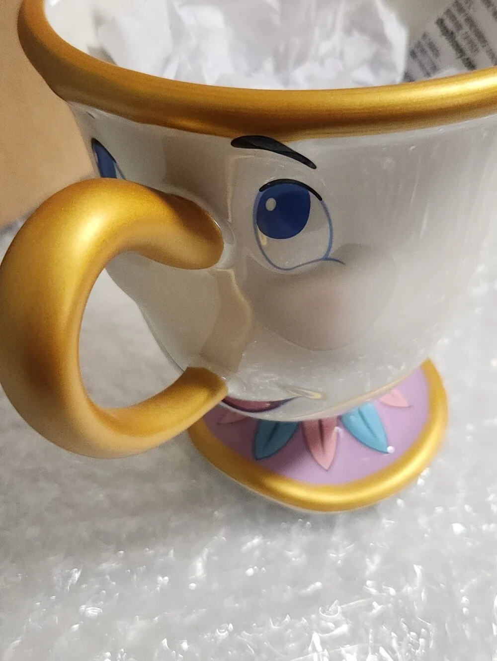 Disney Store Chip Tea Cup Beauty And The Beast Coffee Mug Tea Cup